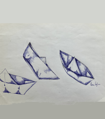 Study of Paper Ships