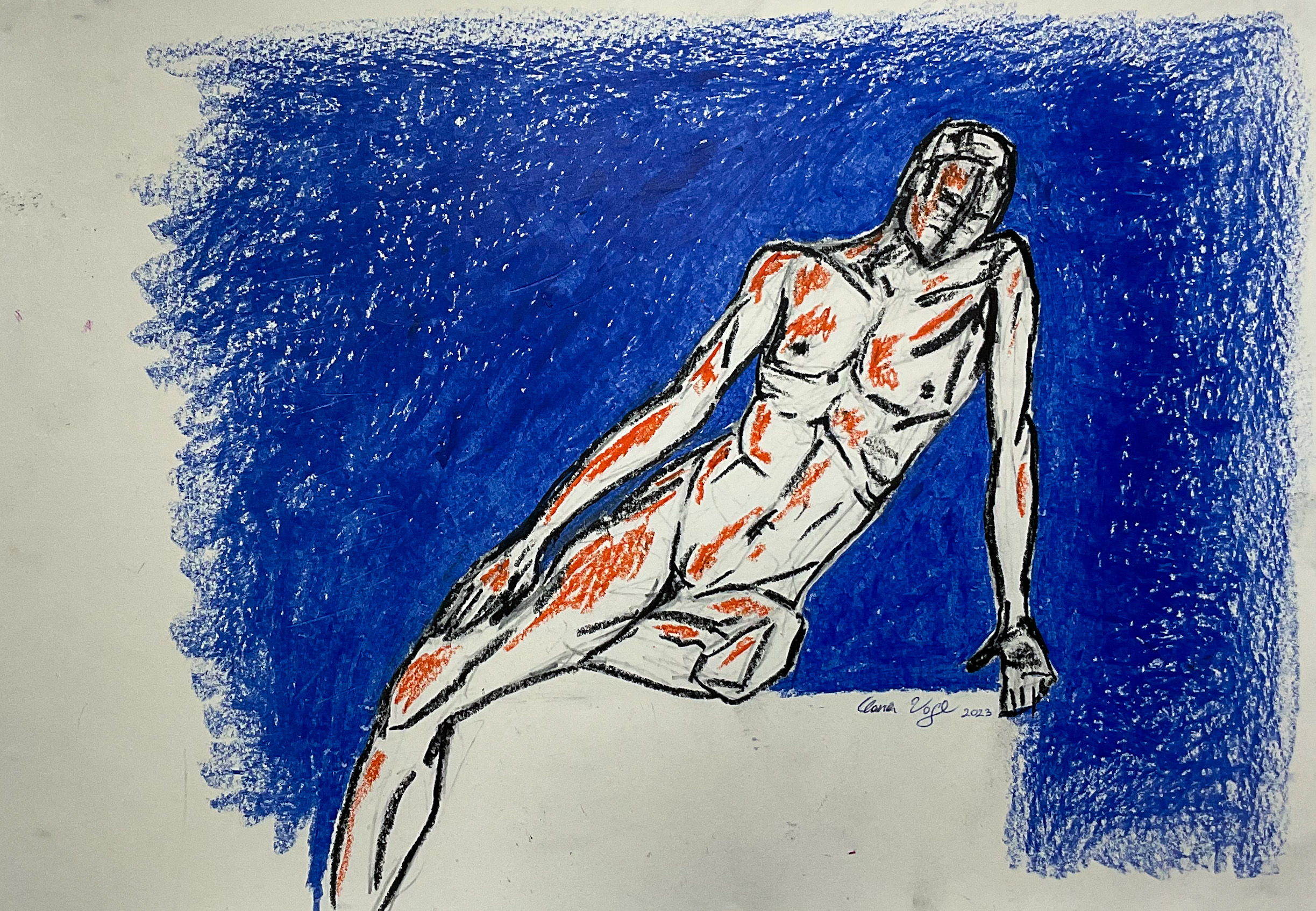 The blue Room – male Nude